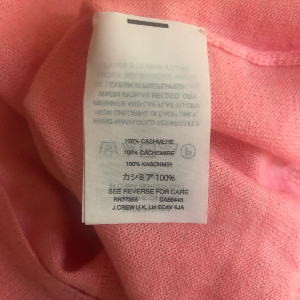 New w Tag: J Crew Lightweight Full Cashmere Tank or Sweater Vest. Size Medium - Picture 10 of 13